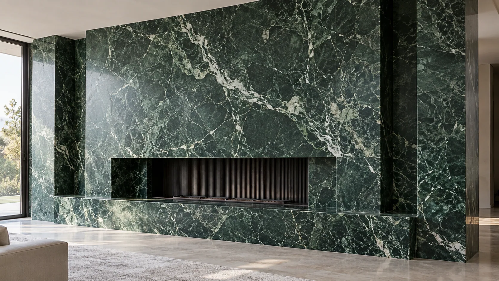 Sala in Marmo Verde